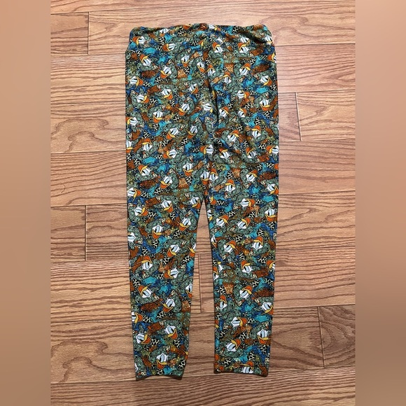 Lularoe Disney Donald Duck Leggings TC - Picture 1 of 4